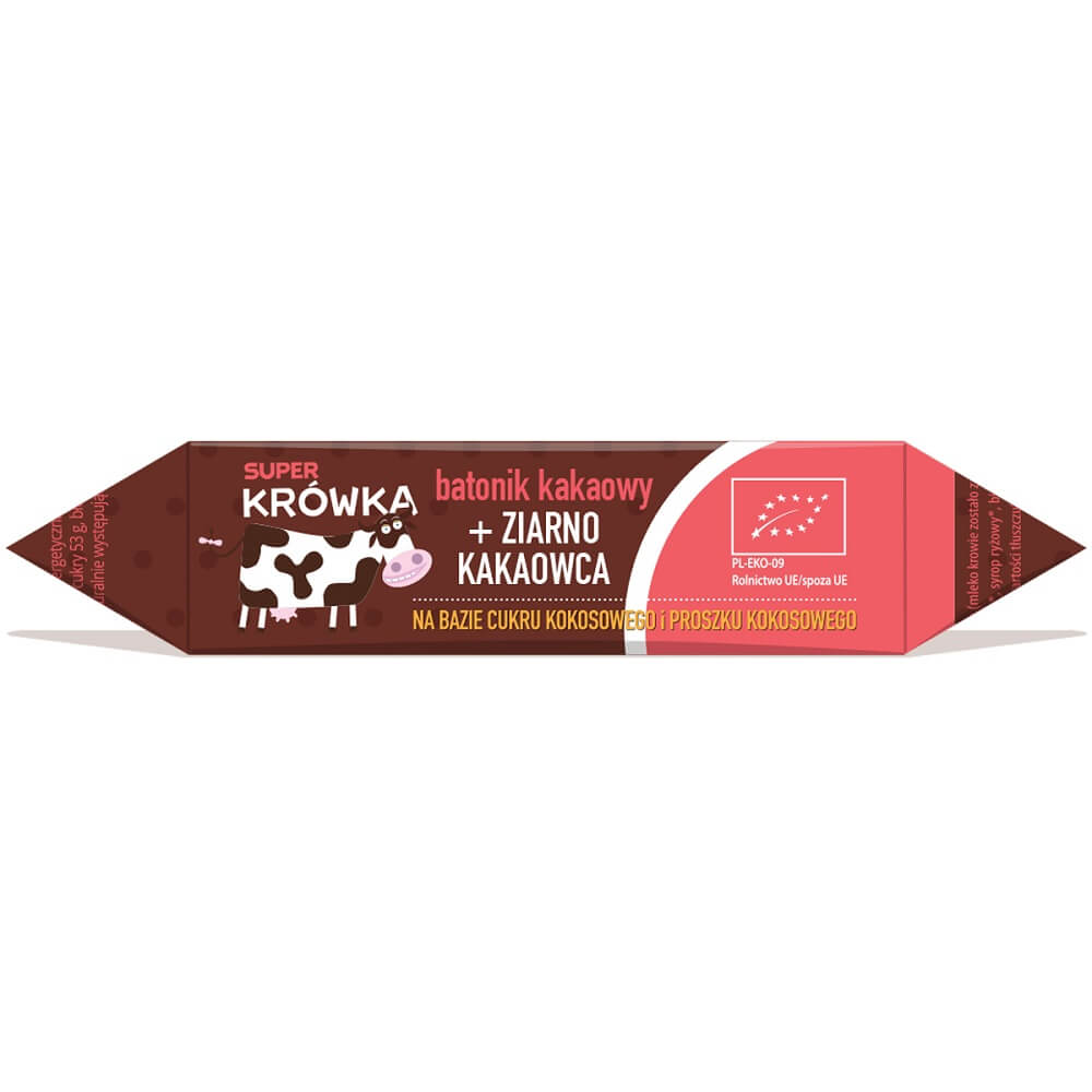 Toffeeriegel mit Kakaobohnen BIO 30 g SUPER Fudge