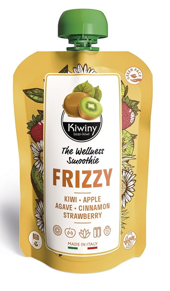 Purê de kiwi com canela e maçã sem glúten orgânico 150 g - KIWINY