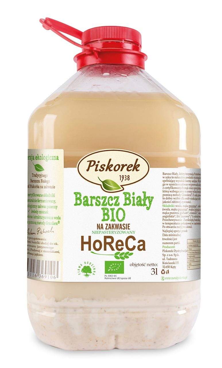 Hvit borsjtsj BIO 3 L - HORECA (PISKOREK)