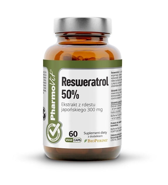 Resveratrol 60 viên nang 3018 g - PHARMOVIT