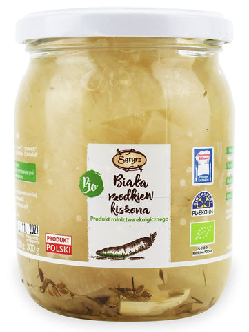 Eingelegter weißer Rettich BIO 500 g (300 g) - SĄTYRZ