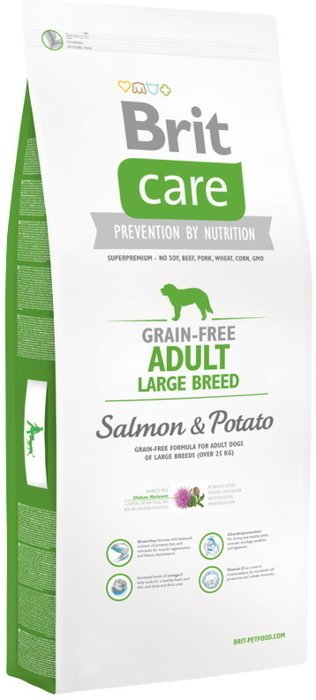 CARE GRAIN-FREE ADULT LACHS & KARTOFFEL GROßER RASSE 3 kg - BRIT