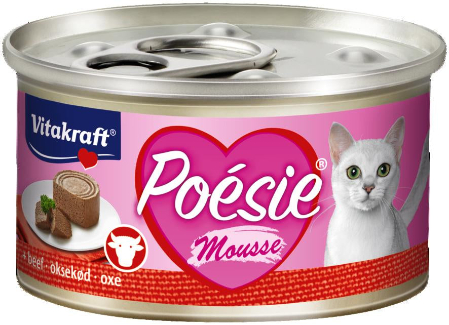 POESIE MUS Dose mit Rind für Katzen 85g - VITAKRAFT