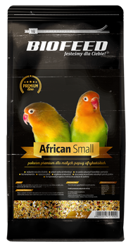 PREMIUM für kleine afrikanische Papageien 1kg - BIOFEED