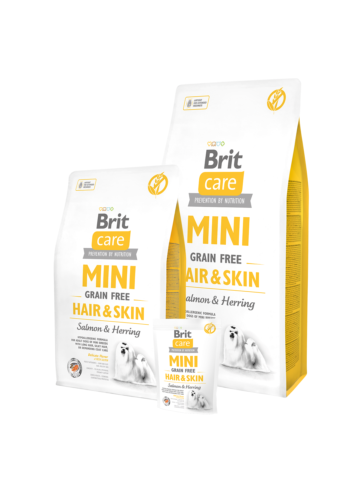 PFLEGE MINI GRAIN-FREE HAIR&SKIN 7 kg - BRIT