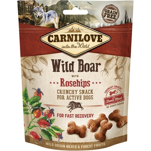 Crunchy Snack Fast Recovery Wildschwein & Hagebutten 200g - CARNILOVE