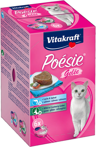 POESIE CREATION MULTIPACK JELLY Katzenfutter 6x85g - VITAKRAFT