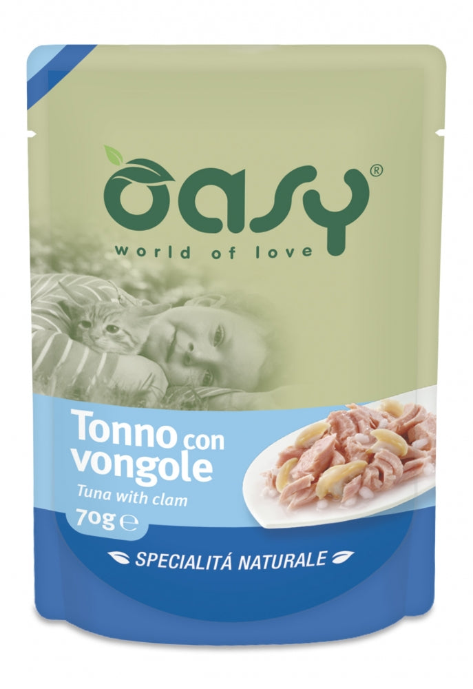 NATUR Beutel Thunfisch mit Muscheln 70 g - OASY