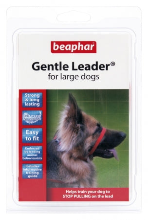 GENTLE LEADER L großes rotes Halsband für Hunde - BEAPHAR