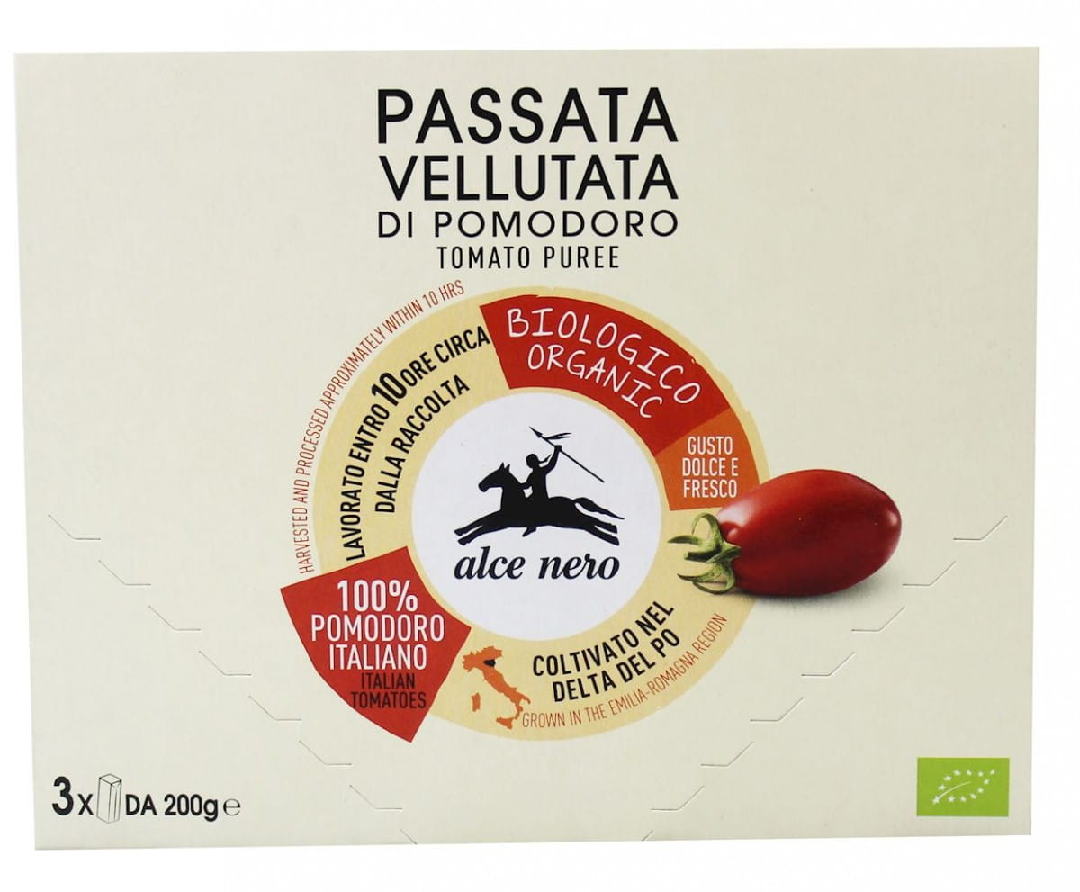 Passata-Tomatensauce BIO 3x200 g - ALCE NERO