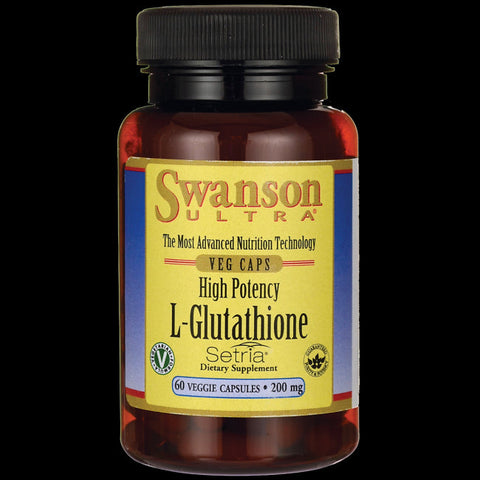 L - reduziertes Glutathion L - Setria-Glutathion 200 mg 60 Kapseln SWANSON