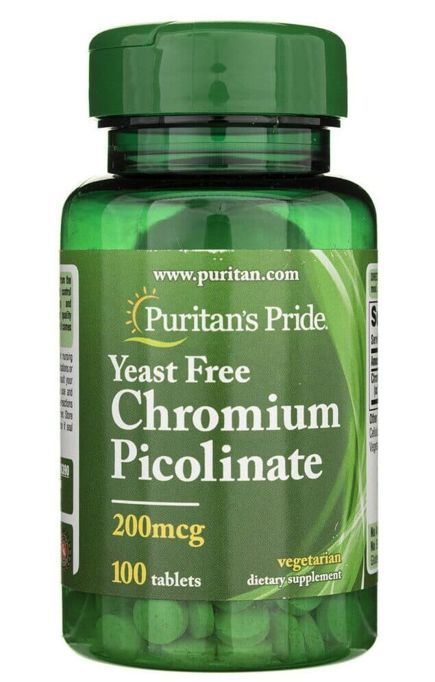 Chromium 200mcg Chromium Picolinate 100 Capsules PURITAN'S PRIDE