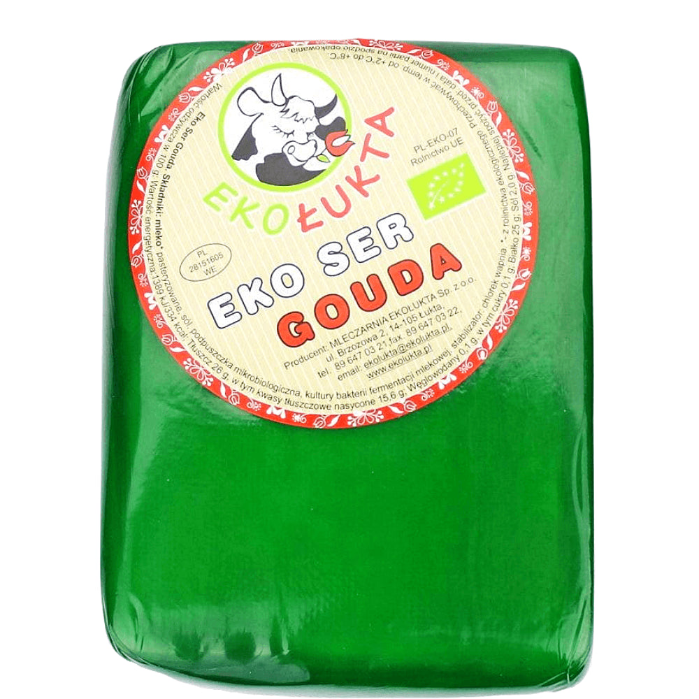 Formaggio Gouda giallo da laboratorio BIO in blocco (ca. 125 kg) - EKO ŁUKTA