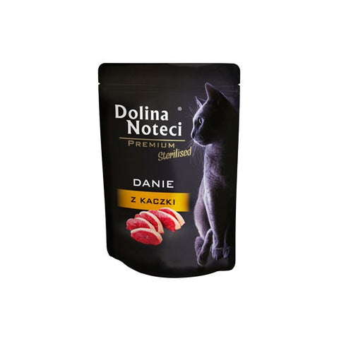 Entenschale für sterilisierte Katzen Beutel 85g - DOLINA NOTECI