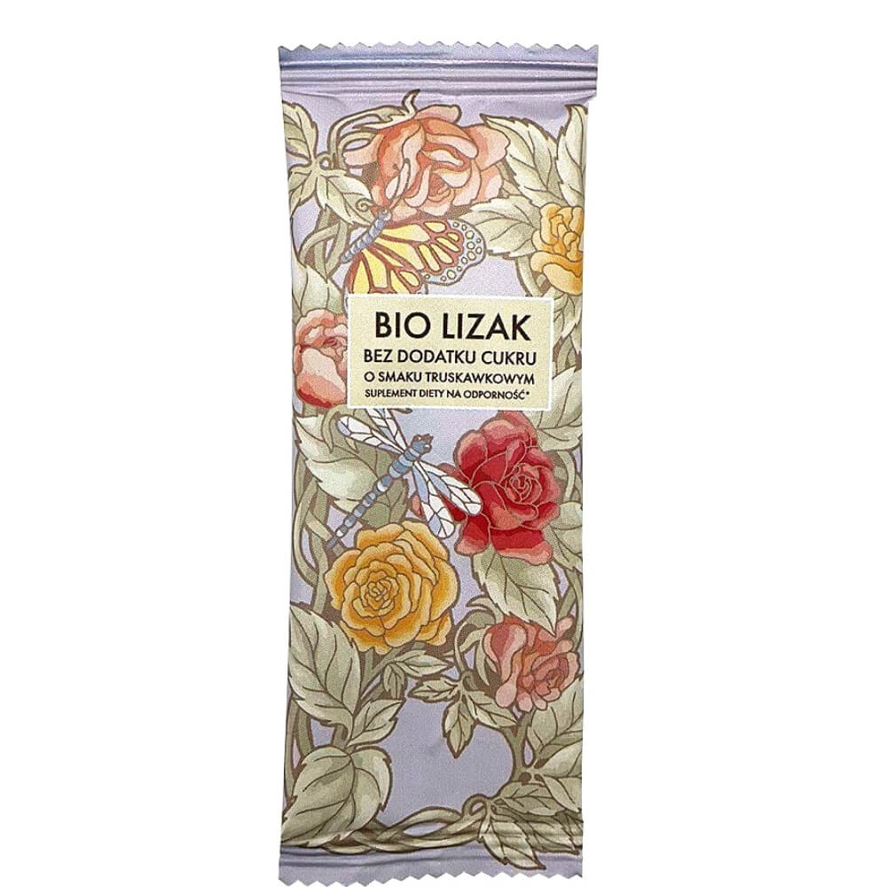 Gula-gula Getah Strawberi Organik 6 g - LIZUU