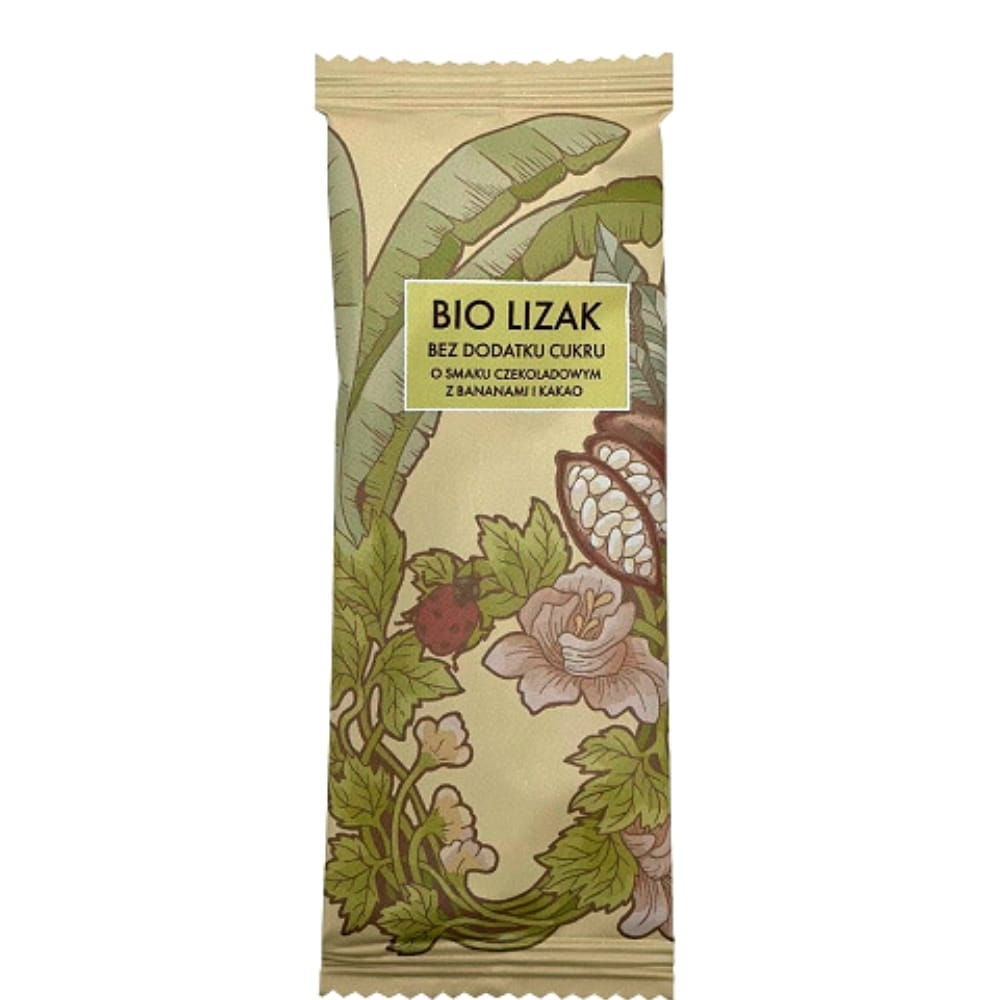 Gula-gula dengan perisa coklat dengan pisang dan koko BIO 6 g - LIZUU