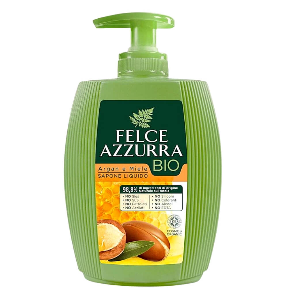 Tekuté mýdlo s arganovým olejem a ekologickým medem 300 ml - FELCE AZZURRA