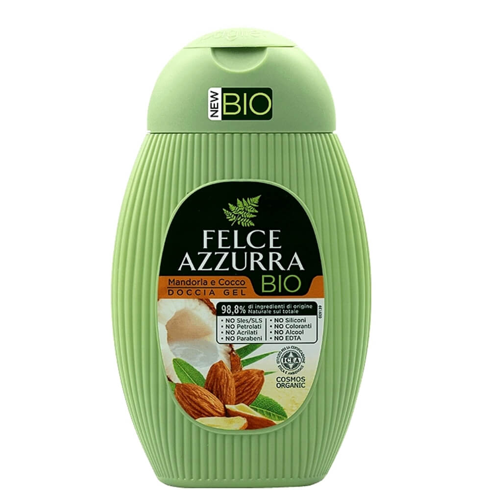 Mandlovo-kokosové ekologické sprchové mýdlo 250 ml - FELCE AZZURRA