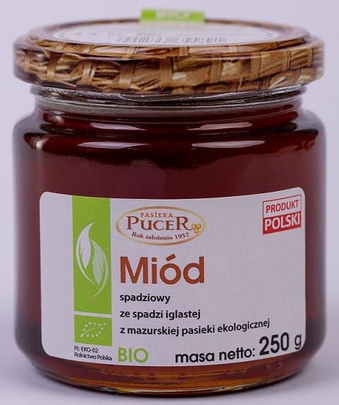 Mézharmat méz tűlevelű mézből BIO 250 g - PASIEKA PUCER