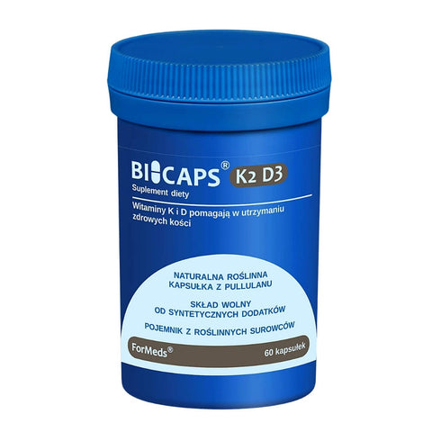 Bicaps K2 100 ug + D3 2000 IE 60 Portionen 60 FORMEDS-Kapseln