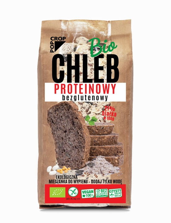 Protein glutenfreie Brotbackmischung BIO 450 g - POPCROP