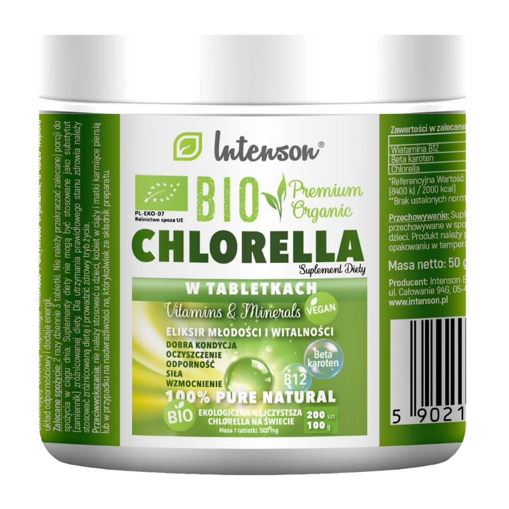 Chlorella BIO 200 compresse 100g INTENSON