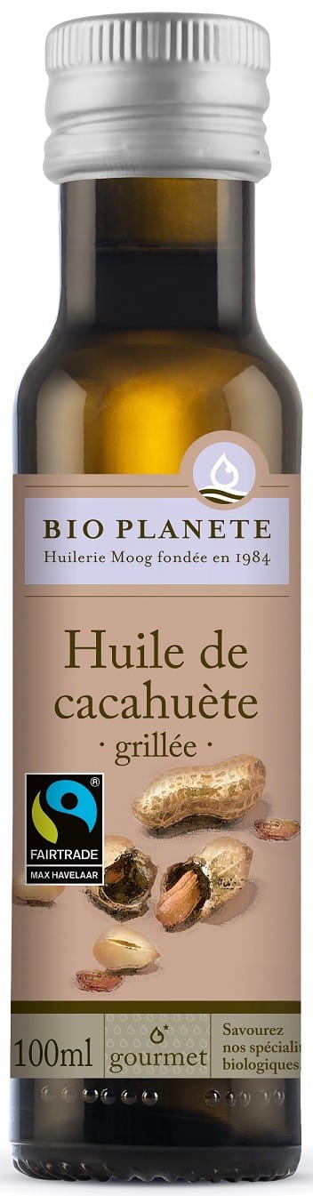 Arašídový olej (pražené arašídy) férově obchodovaný BIO 100 ml - BIO PLANÈTE