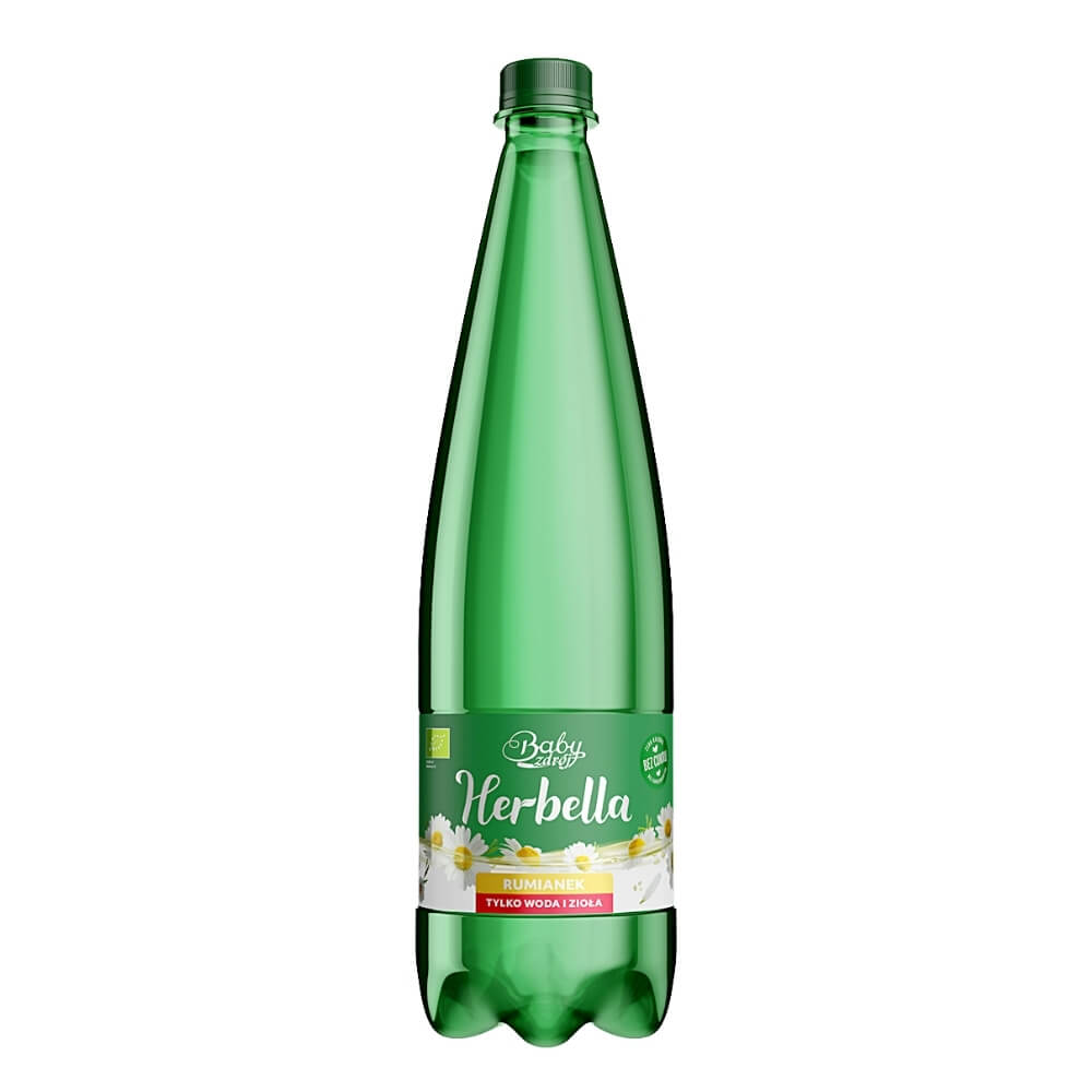 Kuohuvaa vettä kamomillanmakuinen BIO 1000 ml - BABY ZDRÓJ HERBELLA