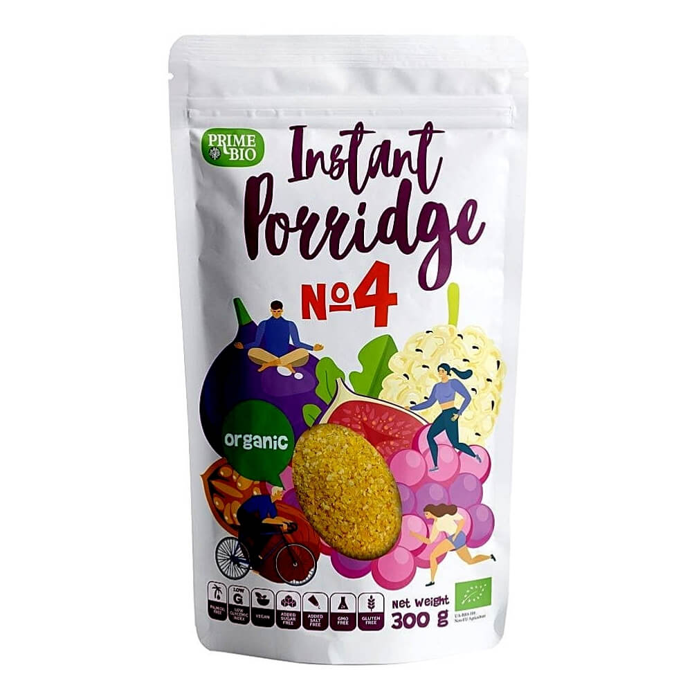 Cornflakes s rozinkami, bílou moruší, fíky a vlašskými ořechy (č.4) BIO 300 g - PRIME BIO