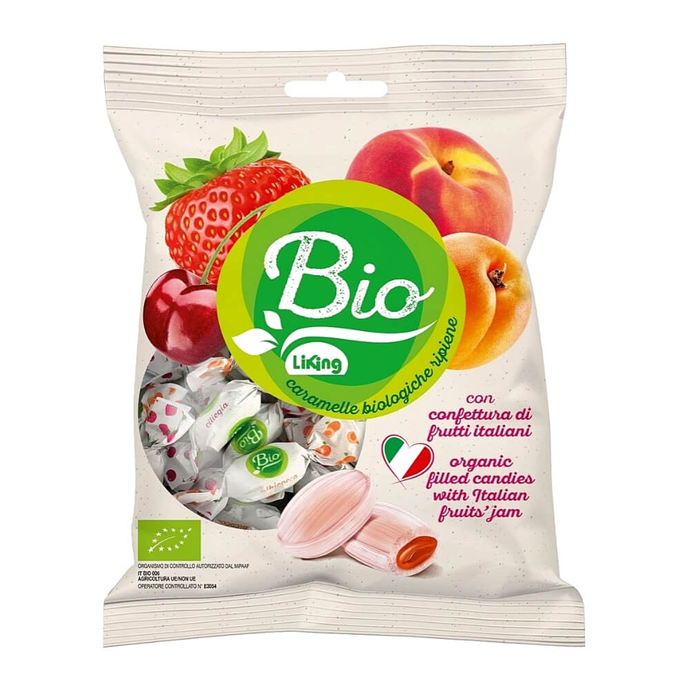 Bonbons fourrés à la confiture, mélange sans gluten BIO 90 g - LIKING