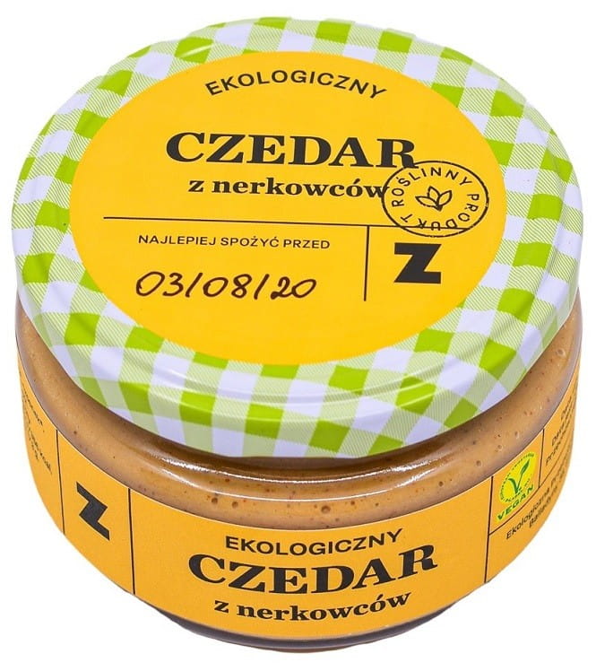 Cheedar mit Cashewnüssen BIO 200 g - ORANGE