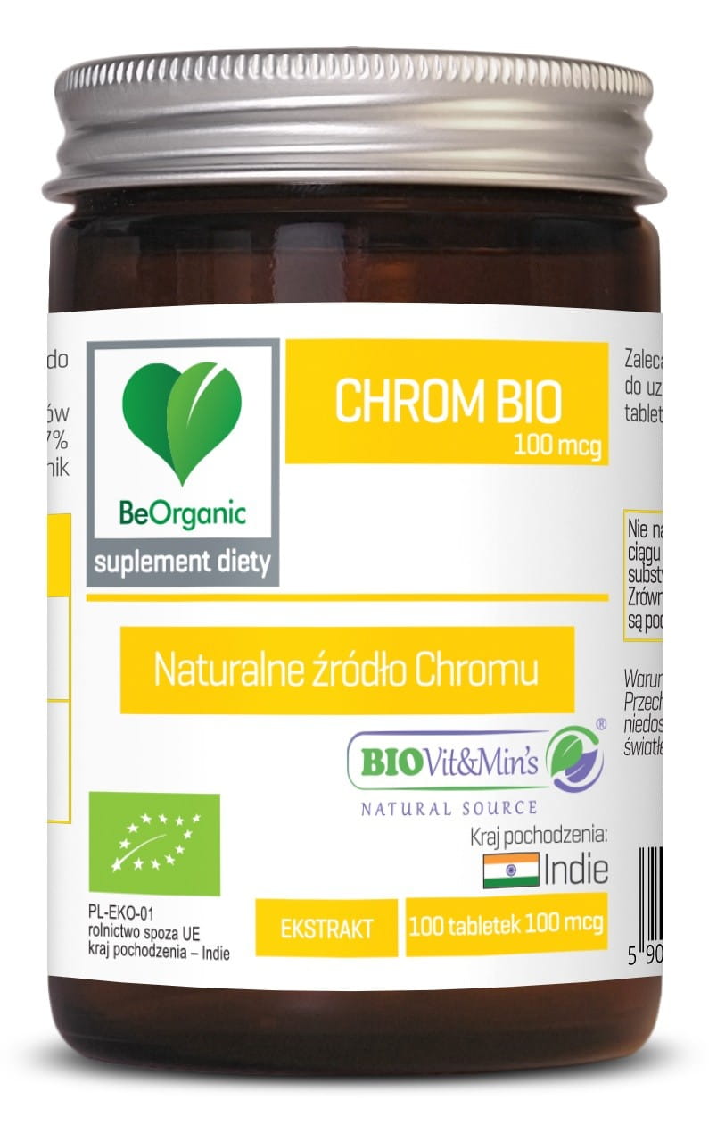Chiết xuất Chrom hữu cơ 100 viên (100 mcg) - BE ORGANIC