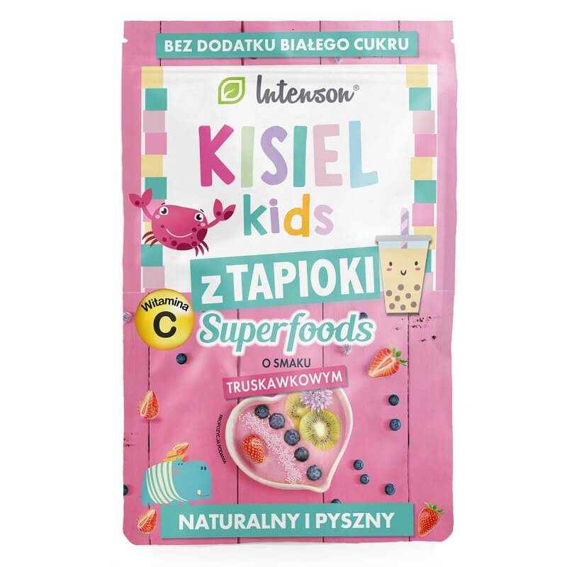 Tapioka-Kids-Gelee med jordbærsmak 30g INTENSON