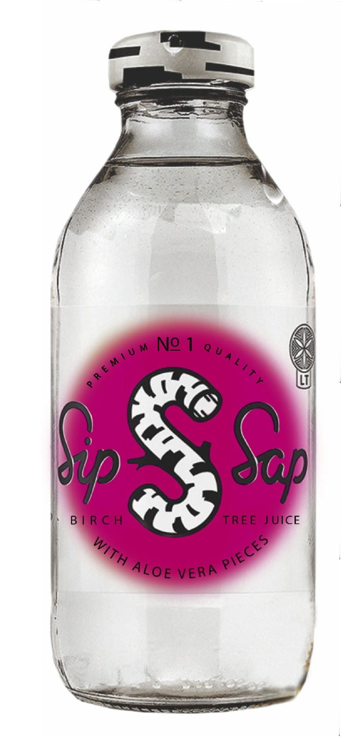 Březová šťáva s kousky aloe bez lepku BIO 330 ml - SIPSAP