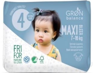 Maxi Windeln 7 - 16 kg (50 τεμάχια) - GRON BALANCE