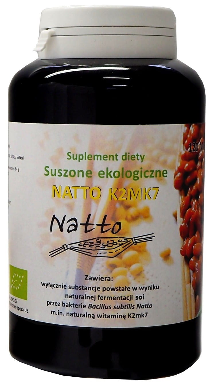 Fermentoitu kuivattu soijapapu BIO 120 tablettia - NATTO