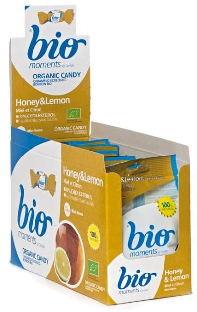 Gula-gula madu dan lemon tanpa gluten 60g EKO CARAMELOS