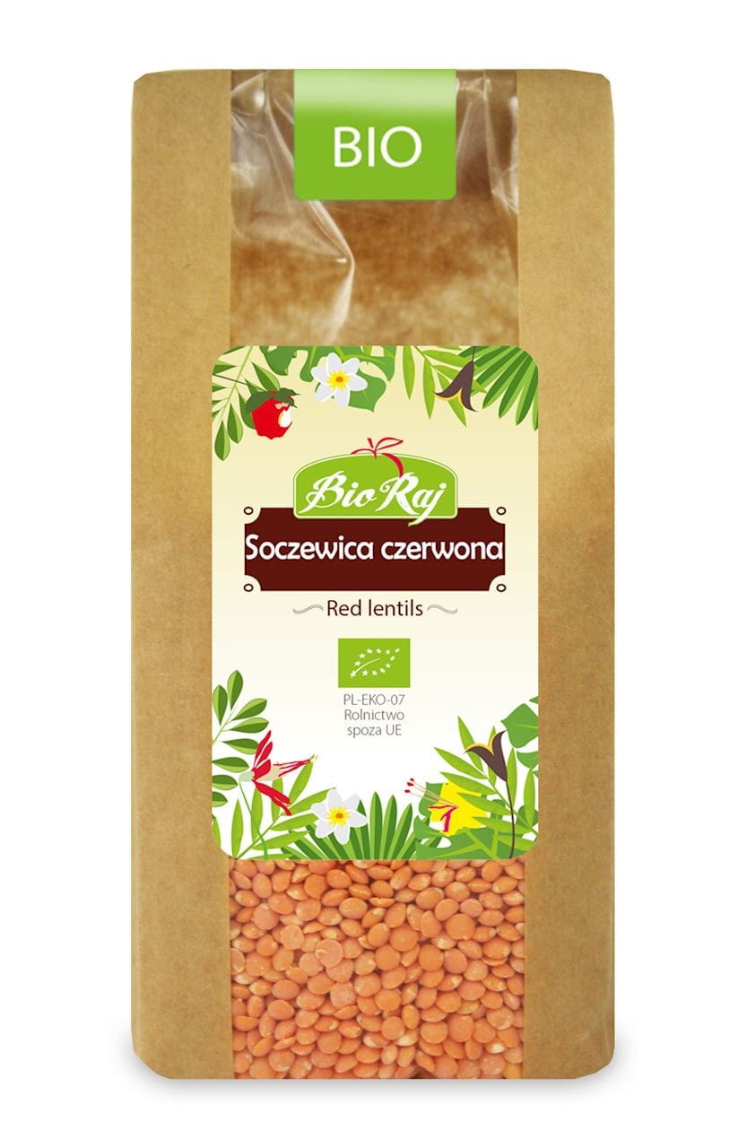 Červené čočky BIO 400 g - BIO RAJ