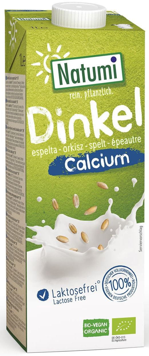 Dinkelgetränk mit Kalzium aus Meeresalgen BIO 1000 ml - NATUMI