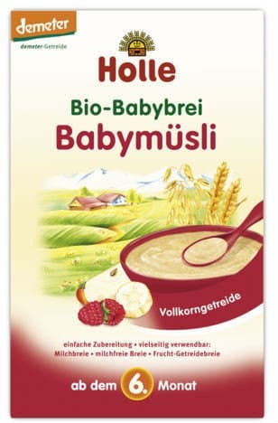 Himbeer-Bananen-Müsli Milchfreier Brei 250g EKO HOLLE