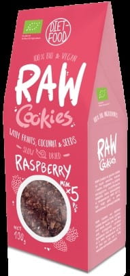 Sušenky s malinami 100g EKO DIET - POTRAVINY