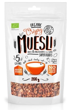 Müsli con superfoods senza zucchero 200g ECO DIÄT - ALIMENTI