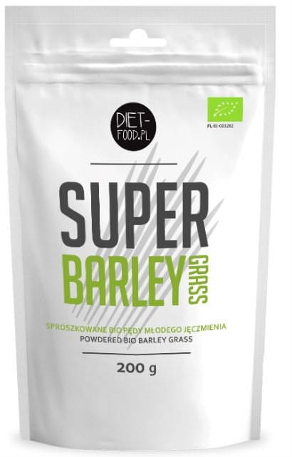 Pulveriserat korngräs 200g EKO DIET - LIVSMEDEL