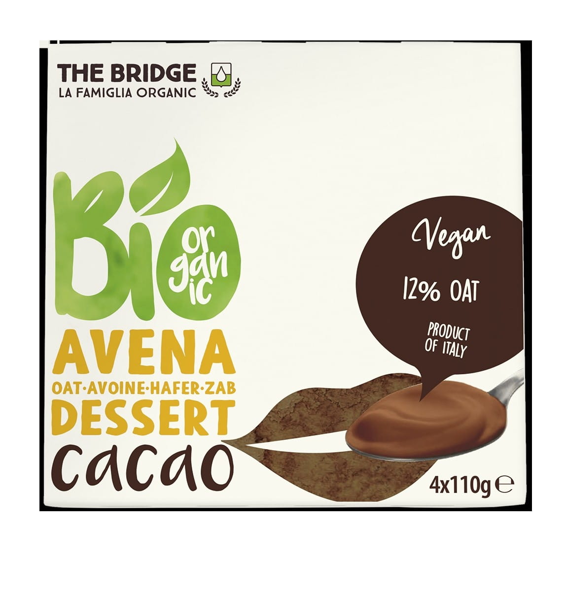 Haferdessert mit Kakao 4x110g EKO THE BRIDGE