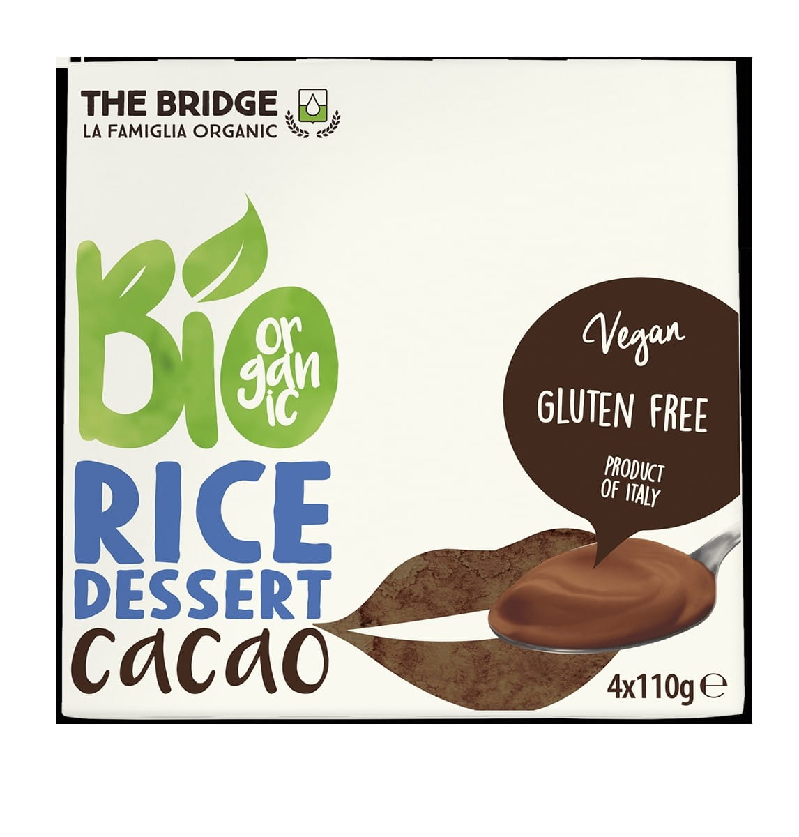 Dessert de riz au cacao sans gluten 4x110g EKO LE PONT