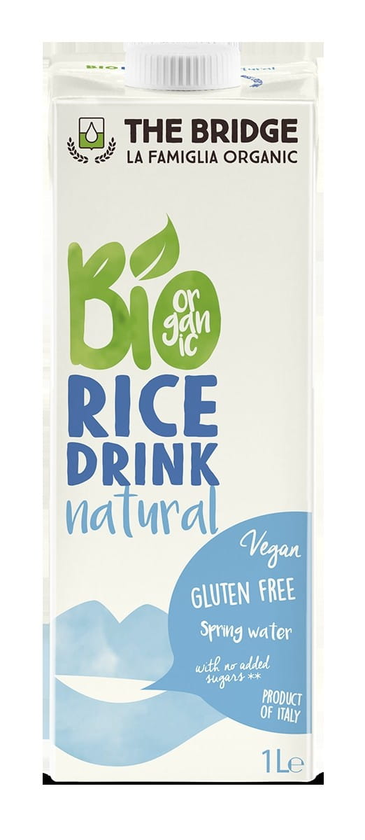 Bevanda naturale di riso senza glutine 1000ml EKO THE BRIDGE