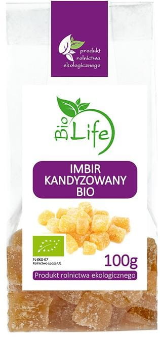 Kandírozott gyömbér 100g EKO BIO LIFE