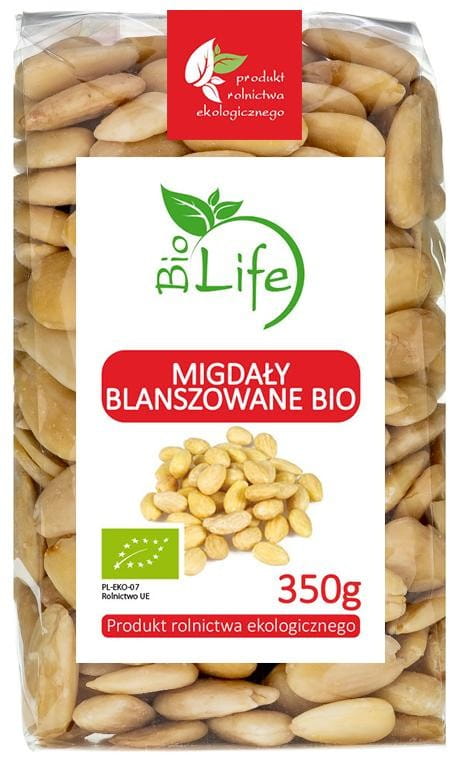 Geblancheerde amandelen 350g EKO BIO LIFE
