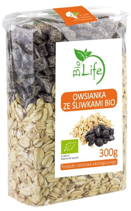 Fiocchi d'avena con prugne 300g ECO BIO LIFE