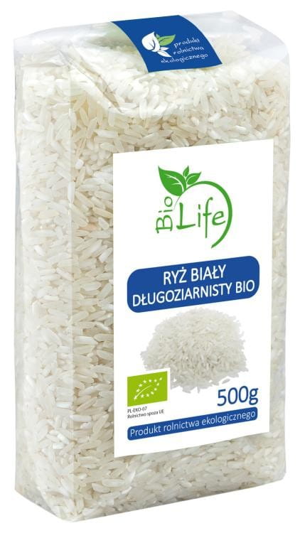 Vit långkornigt ris 500g EKO BIO LIFE